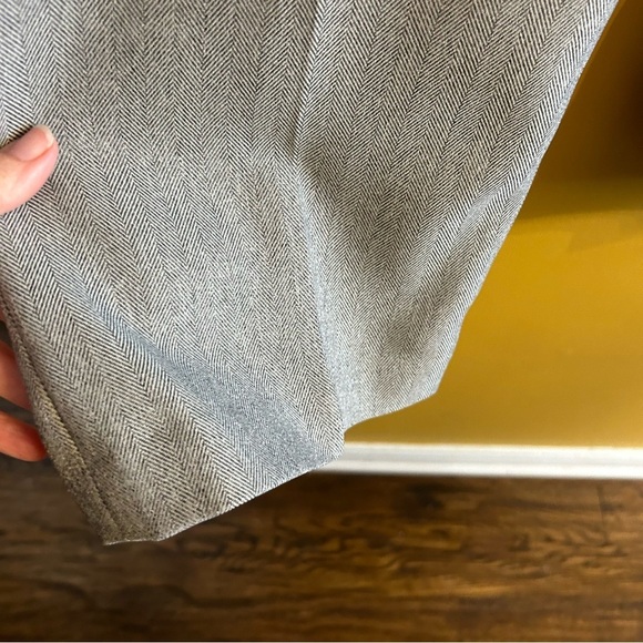 Giorgio Sant' Angelo 2 piece ladies herringbone grey professional pant suit 6 P - Picture 14 of 16